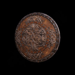 Large Leather Shield 
