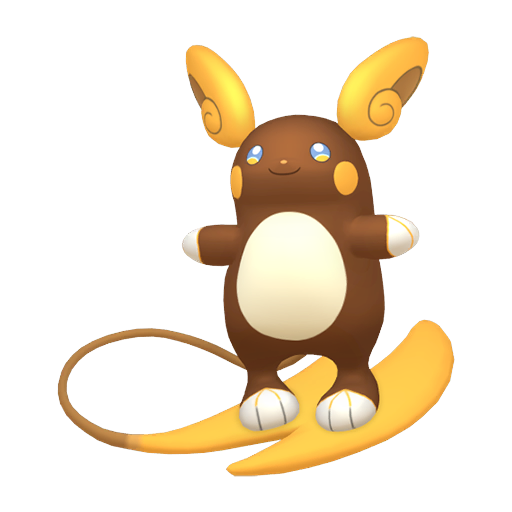6IV Shiny #054 Raichu Alola Form