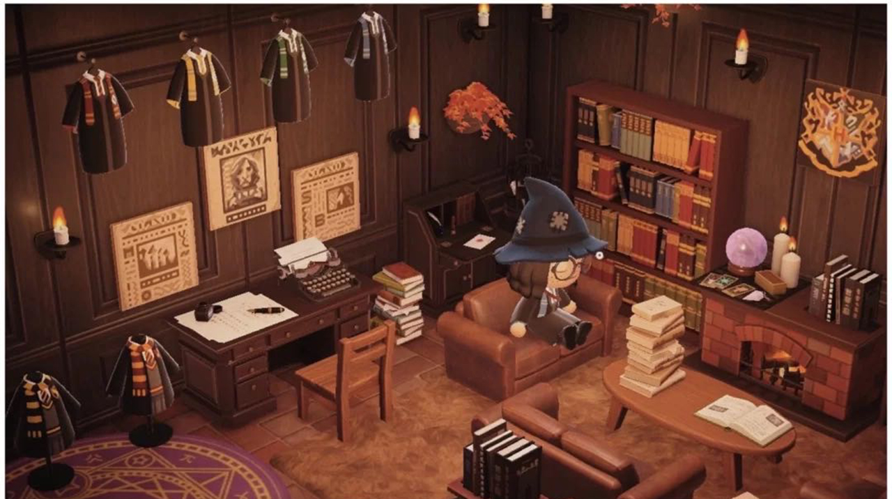 Harry Potter Hogwarts School Sets (50 Items) ACNH Theme Animal