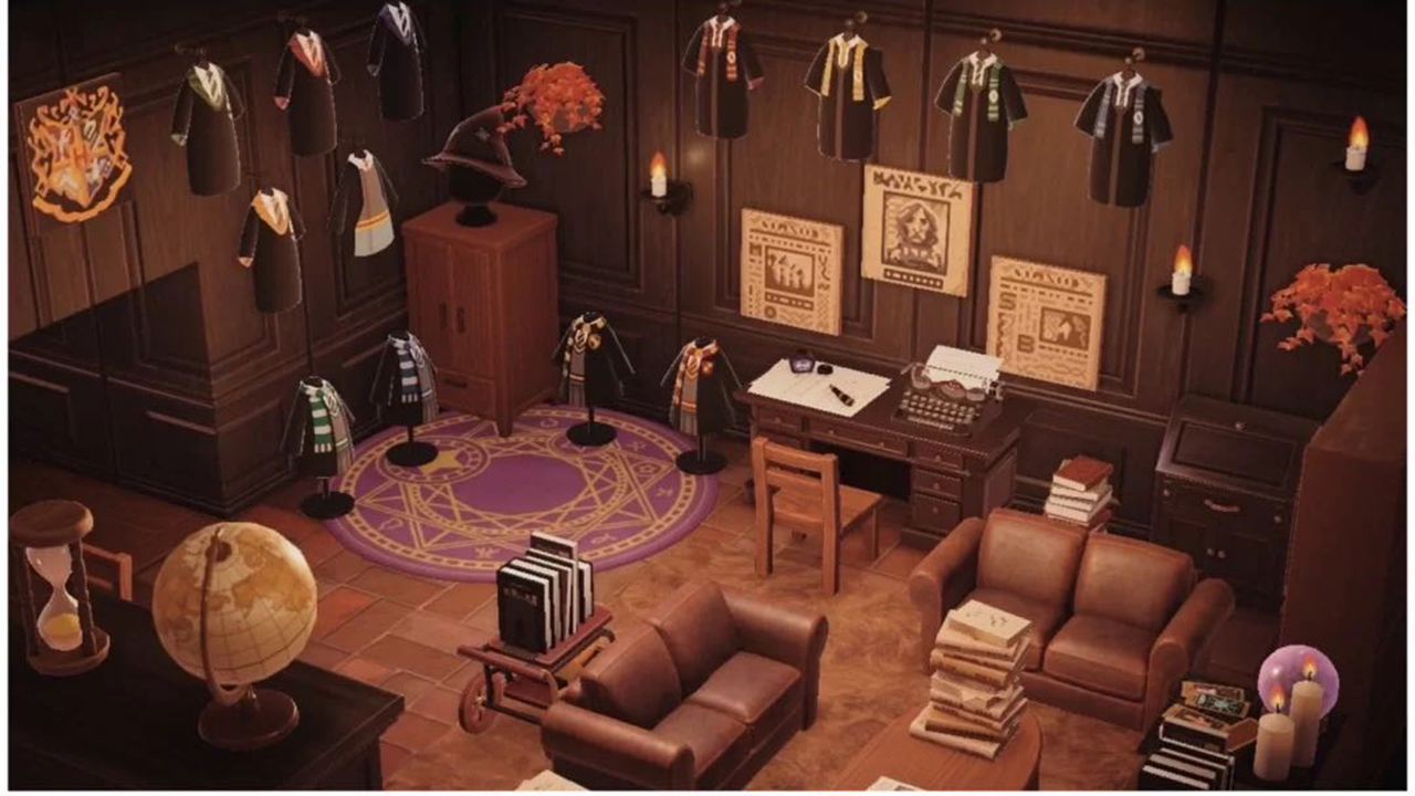 Harry Potter Hogwarts School Sets (50 Items) ACNH Theme Animal