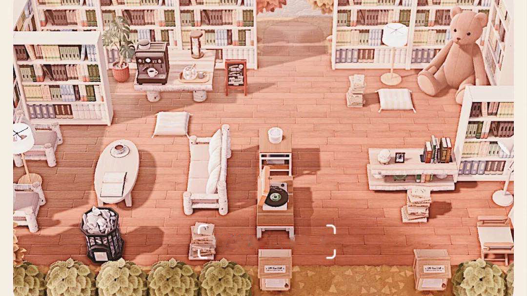 White Library Sets (48 Items) ACNH Theme Animal Crossing New