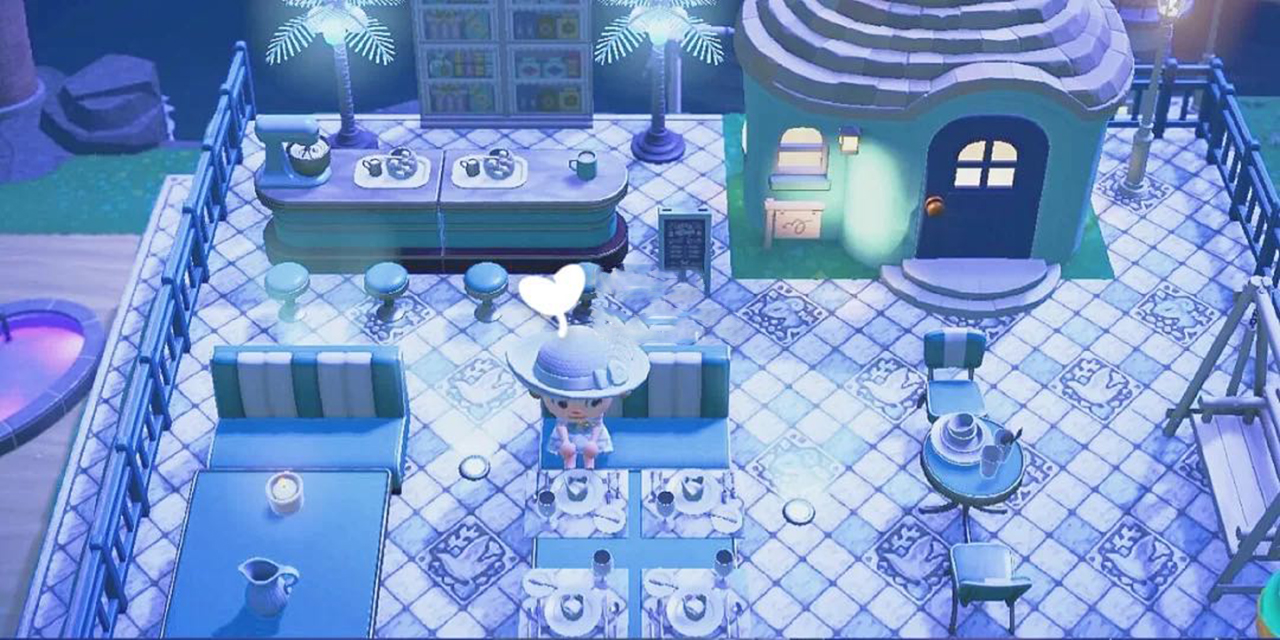 Kody's Tiffany Restaurant (45 Items) ACNH Theme Animal Crossing New Horizons Online Shop