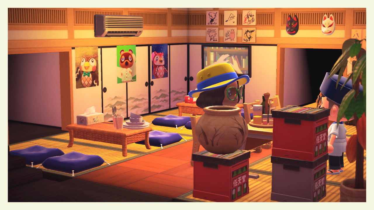 Japanese Cuisine Hot Spring Sets (72 Items) ACNH Theme Animal