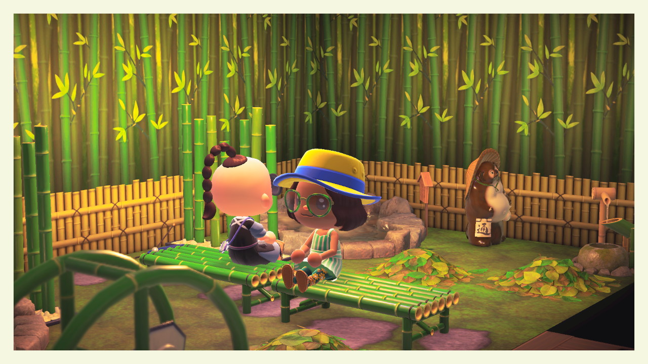 Japanese Cuisine Hot Spring Sets (72 Items) ACNH Theme Animal