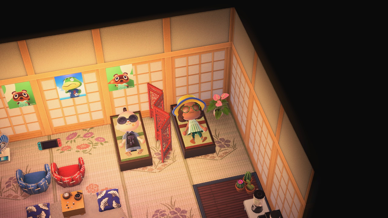 Japanese Cuisine Hot Spring Sets (72 Items) ACNH Theme Animal