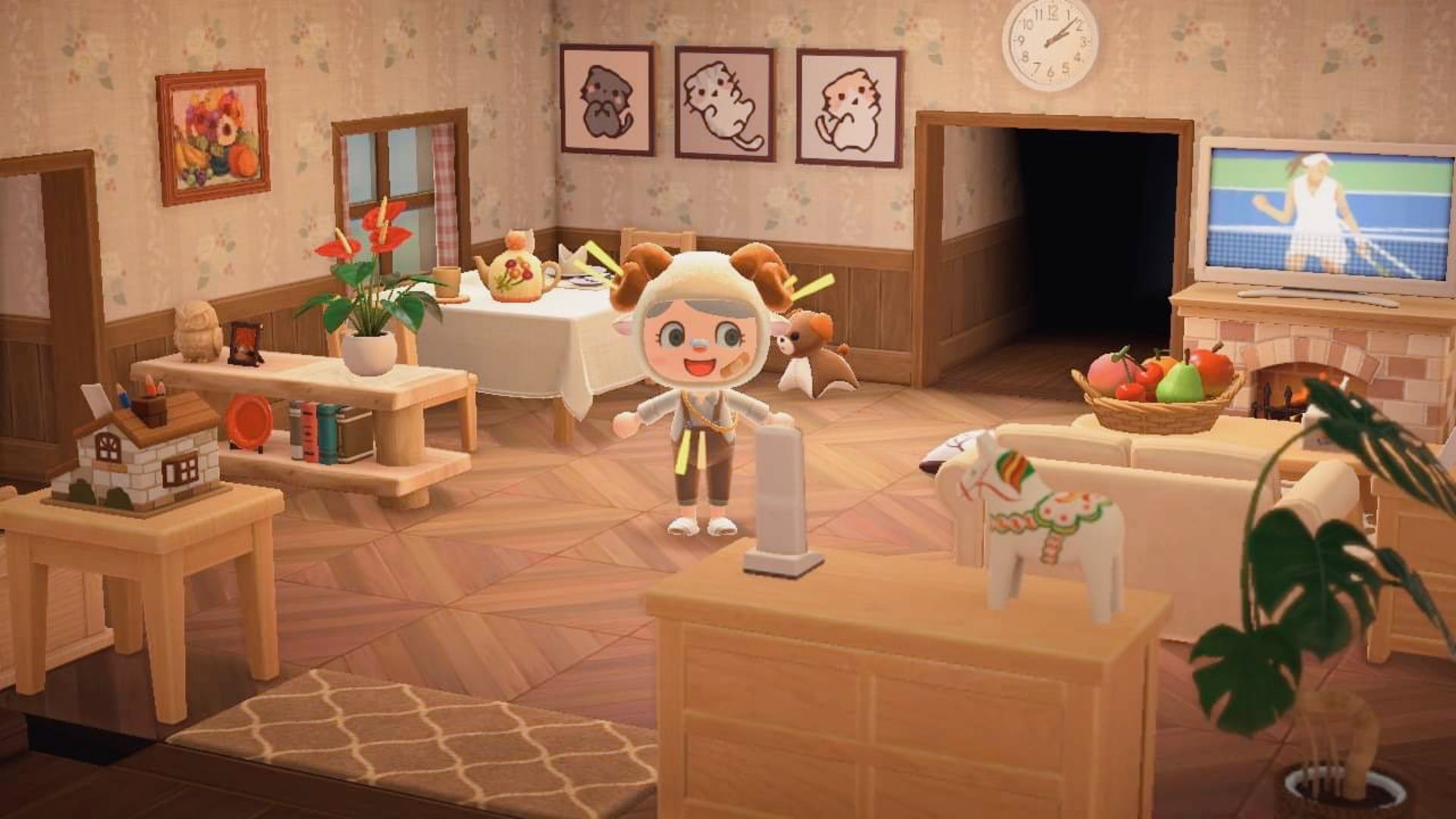 Warm Sitting Room Sets (37 Items) ACNH Theme Animal Crossing New